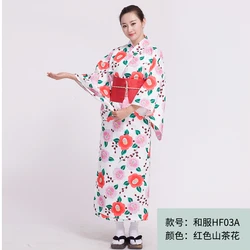 Кимоно Jitsugyo женское традиционное простое в использовании, юката, халат (японское повседневное кимоно), полный комплект 4