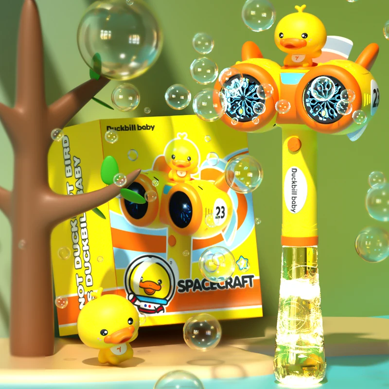 Factory Outlet Summer All Types Automatic Bubble Maker bazooka bubble machine 20 holes Space Bazooka Bubble Wand Toys