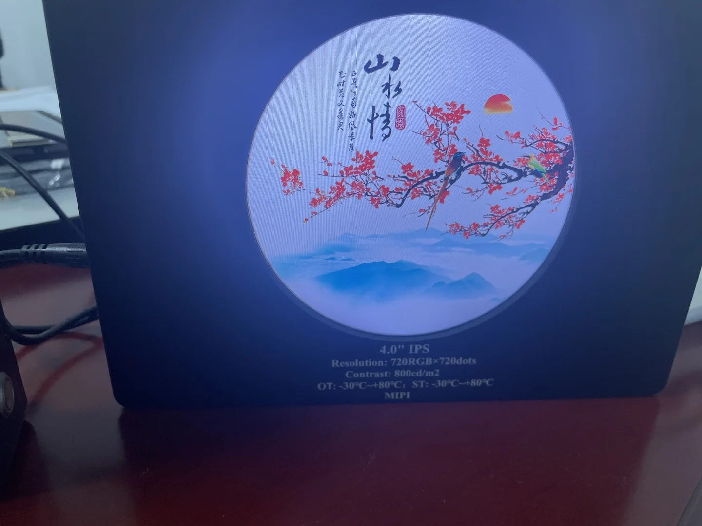 4 Inch Motorcycle Meter TFT-LCD Display Panel LCD Display Circular LCD Display