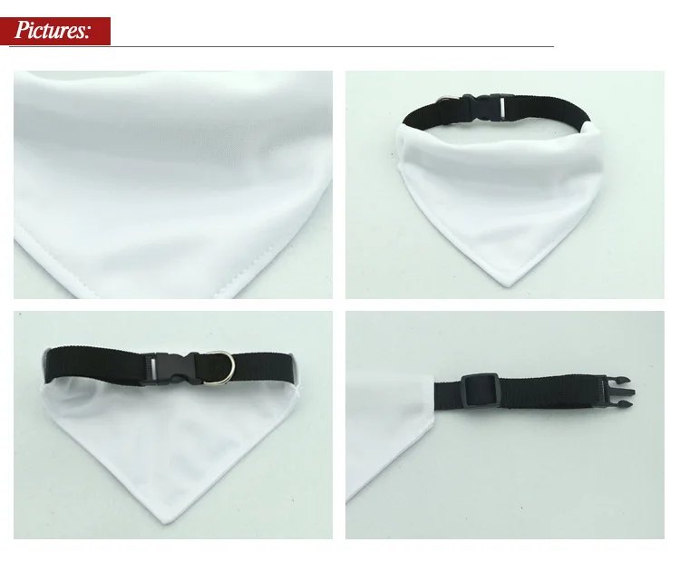 Sublimation Blanks Triangle Bandanas for Dogs Pets Factory Custom Dog Pet Scarf