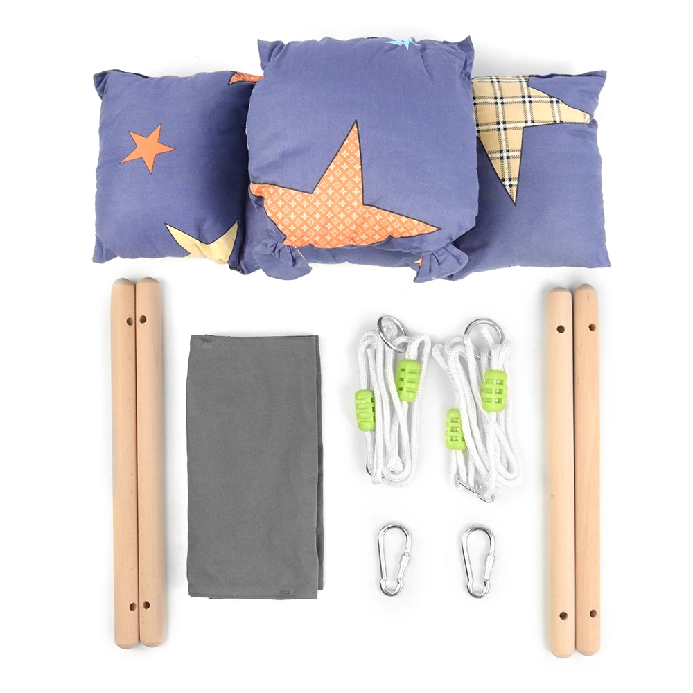 Toddler Indoor Cotton Canvas Cloth Baby Cloth Swing Chair