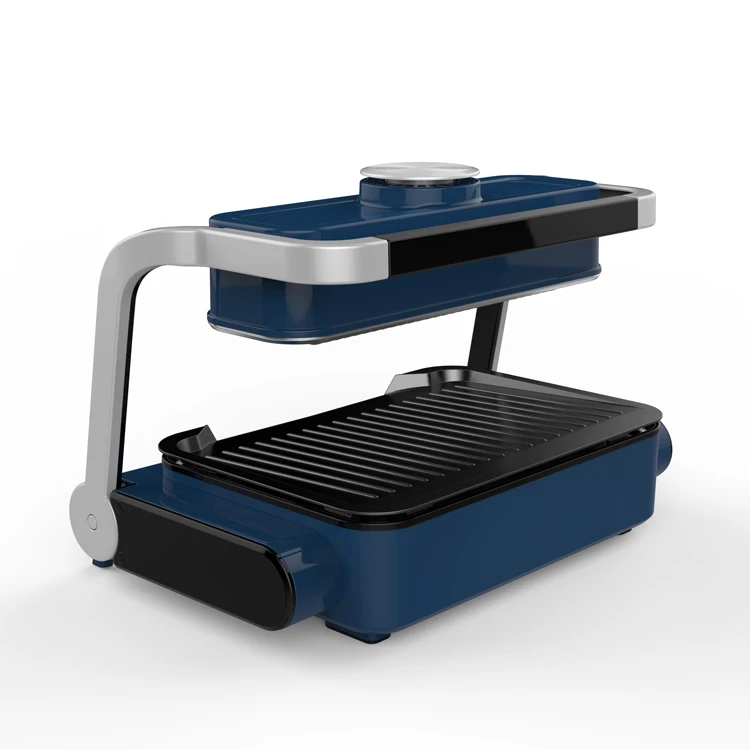 Portable 2 Slices Panini Sandwich Grill Non Stick Frying Pan Indoor Smokeless Electric Cooker Infrared Barbecue BBQ Grills