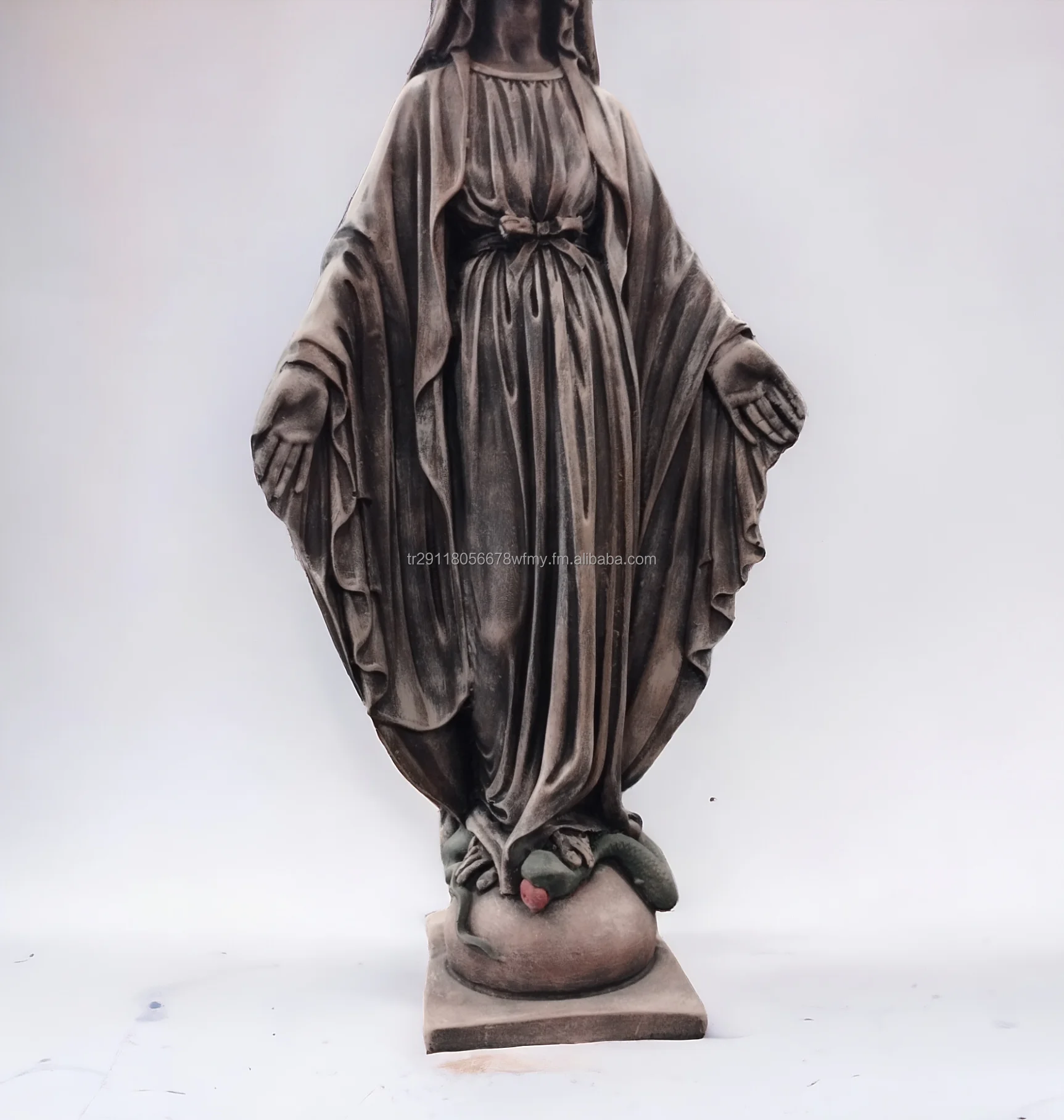Best Seller Large Virgin Mary Statue Sculpture Modern Home Decor Religious Figurine Made of Resin for Restaurant Hotel Accent