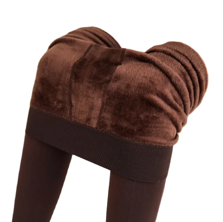 
200/300 g winter thicken women leggings ladies pantyhose velvet fleece pants 
