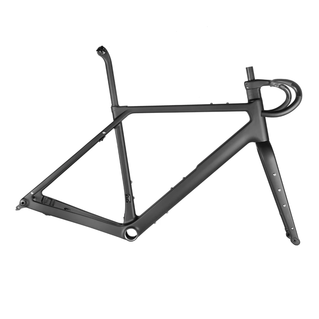 Spcycle 2024 New Aero Carbon Gravel Bike Frame 700x47C UDH Hanger T47 Thread BB Race Gravel Bicycle Carbon Frameset