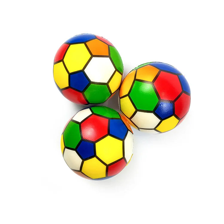 
Wholesale Outdoor children Colorful Football PU stress Soft Ball 