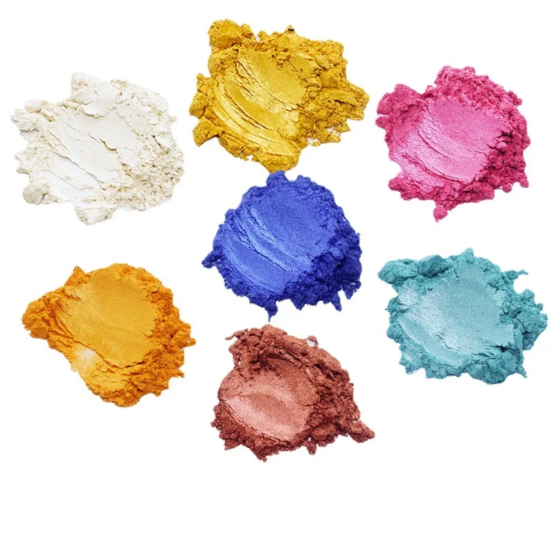 Selling high quality 800 mesh crystal white pearl powder ultra-fine water oil universal mica powder pigment