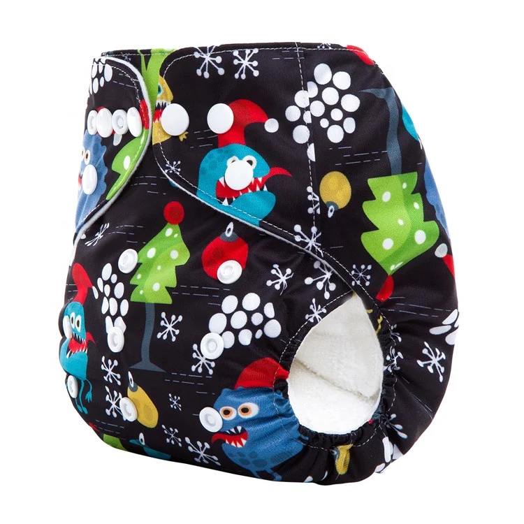 
Cheap Hot Sale Washable Reusable Baby Diaper Bamboo Cotton Soft Baby Diapers /Nappies 