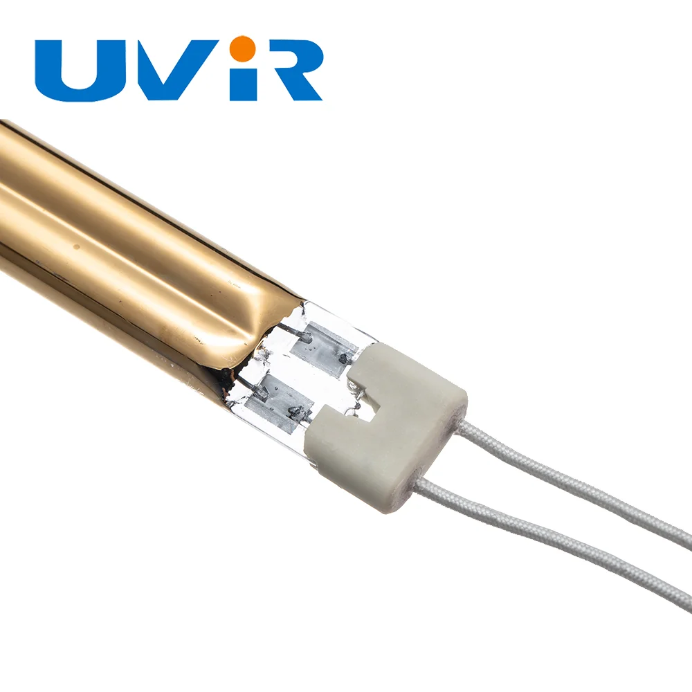 B Type Twin Tube 400V 7800W carbon Infrared Heating Lamp for Industrial heating