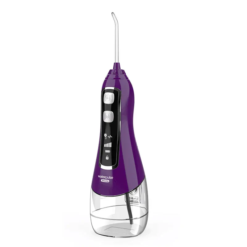 Waterpulse V580 Oral Irrigator IPX7 Rechargeable Water Flosser Portable Dental Water Jet Waterproof  Teeth Cleaner