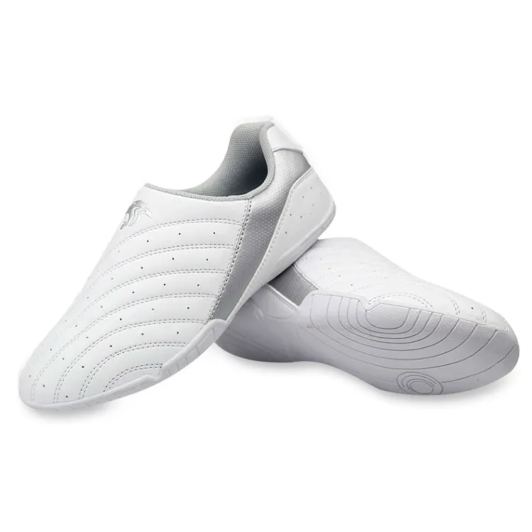 Professional soft bottom children adult breathable widened sanda karate shoes taekwondo shoes