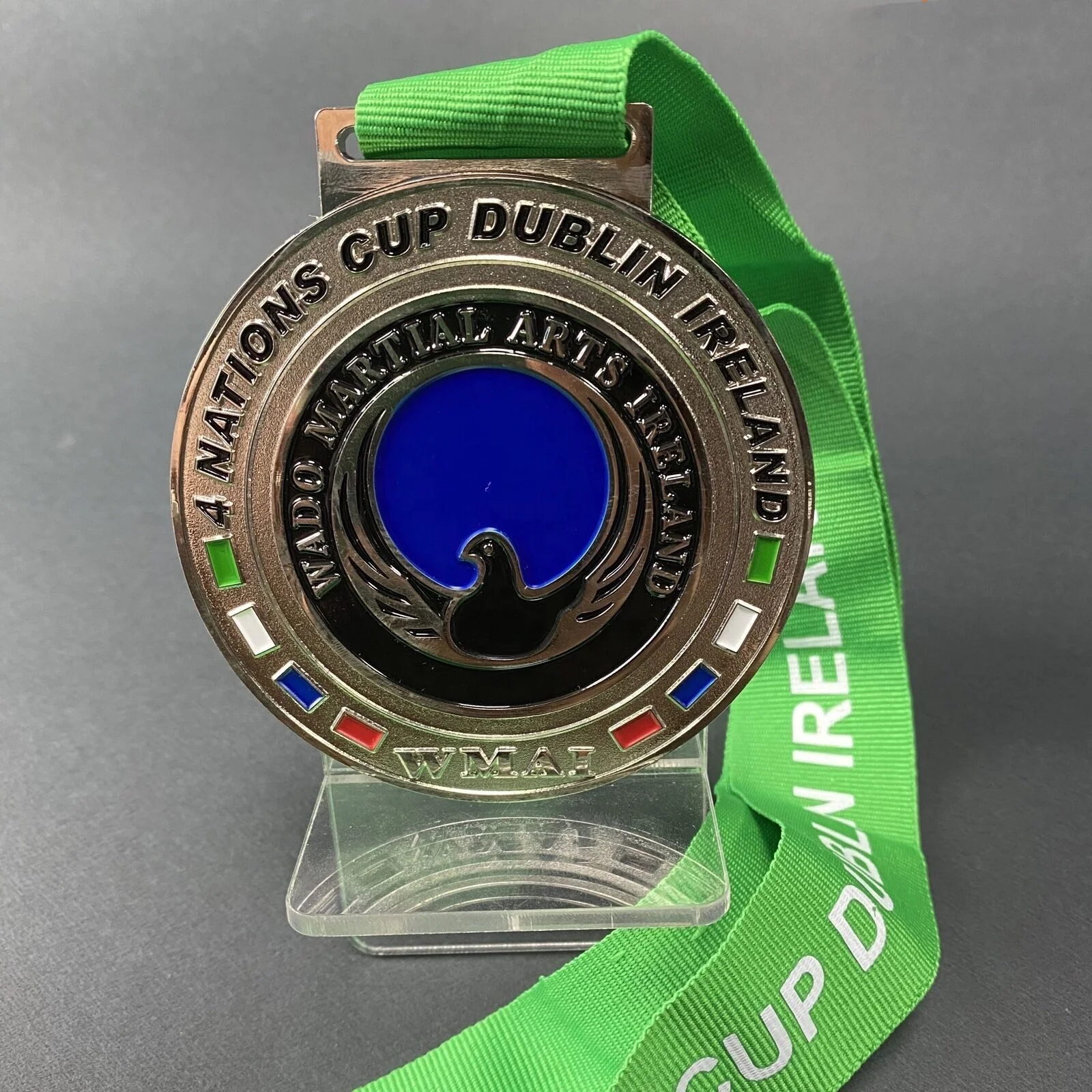 WMAI 4 Nations Cup Dublin Ireland Velvet Box Sports Medal and Medallion