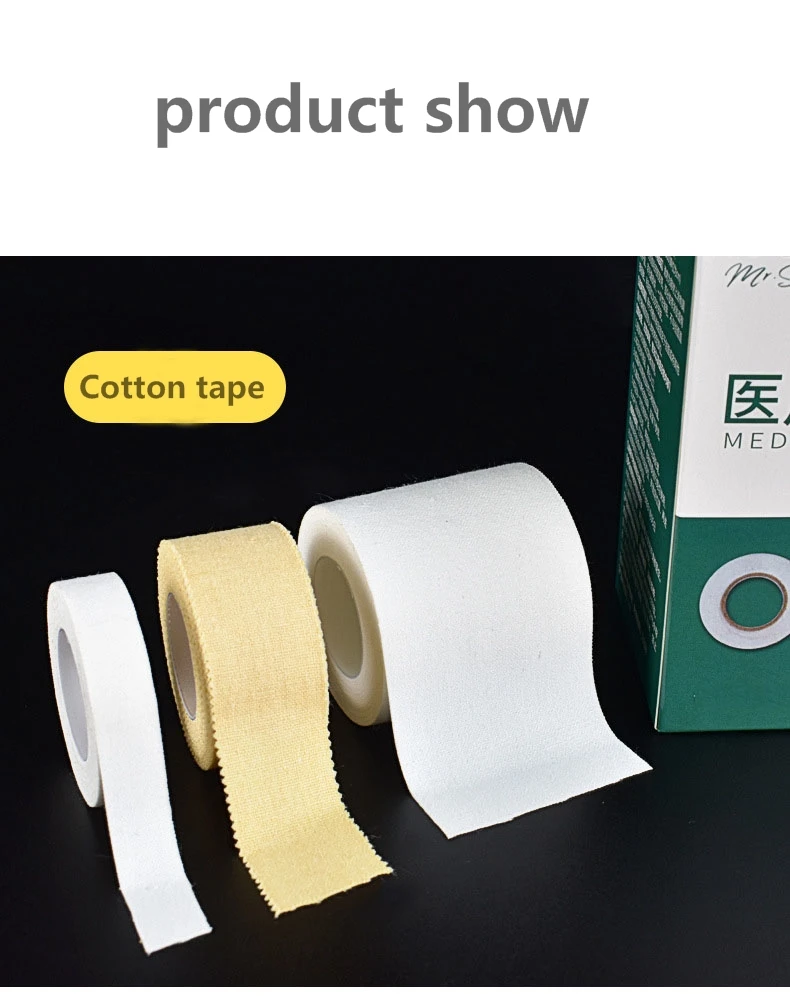 Medical Adhesive Tape PE Breathable Perforate Tape Waterproof Non-woven Surgical Paper Tape CE Resistance Band Cellotape DMT