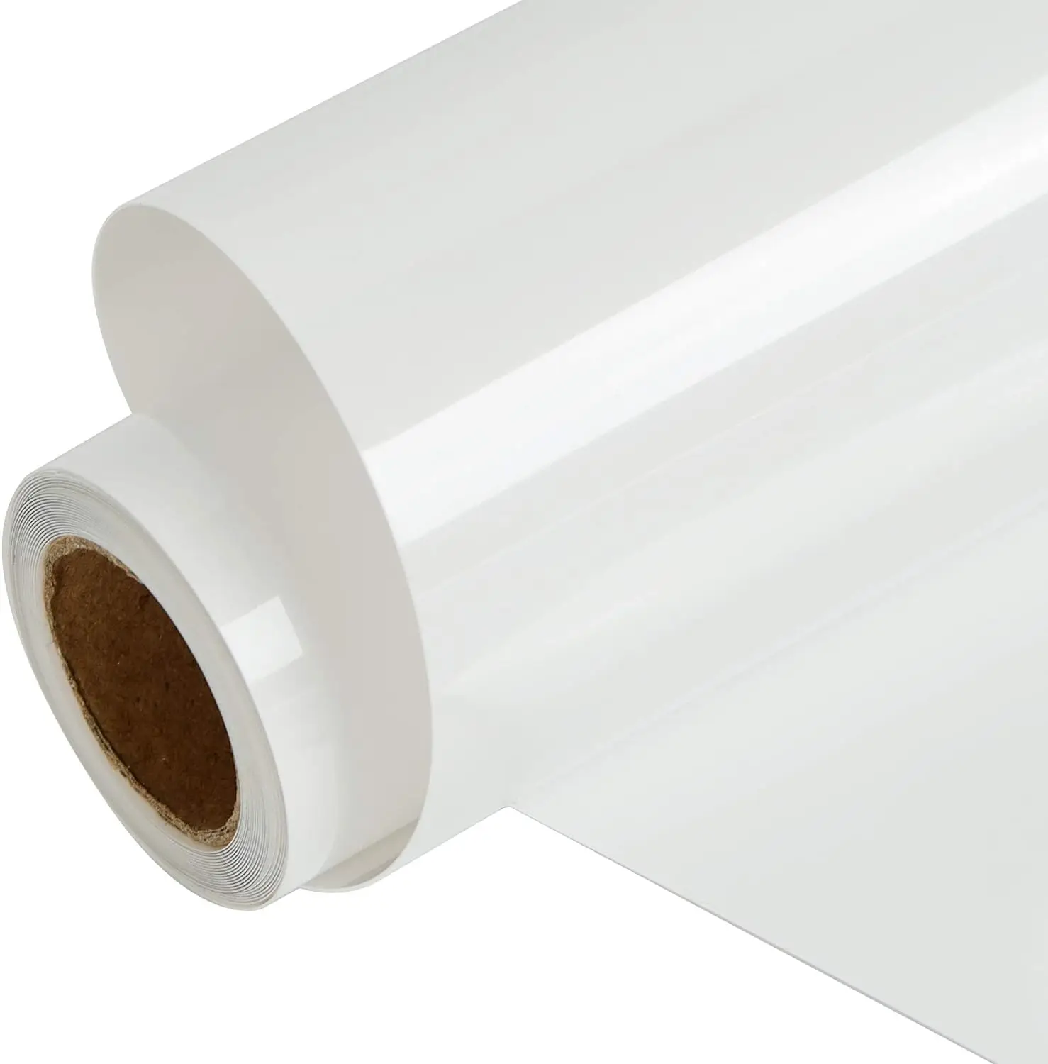 White 20 Inches Width 50meters Length Sticky PET PVC Heat Transfer Cutting Textile Vinyl