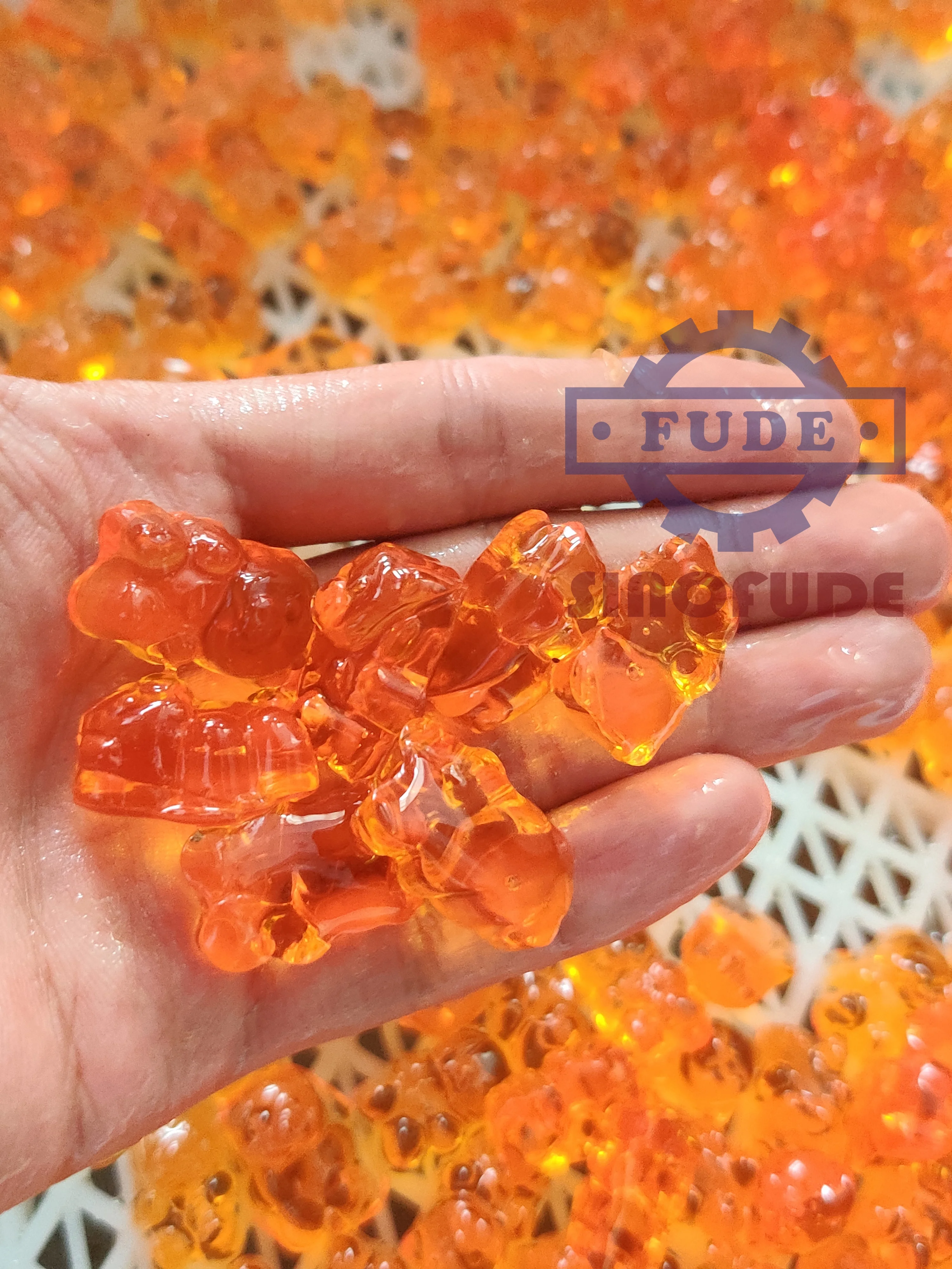 easy operation Full automatic vitamin B gummy bear making machine gelatin soft candy depositing production line