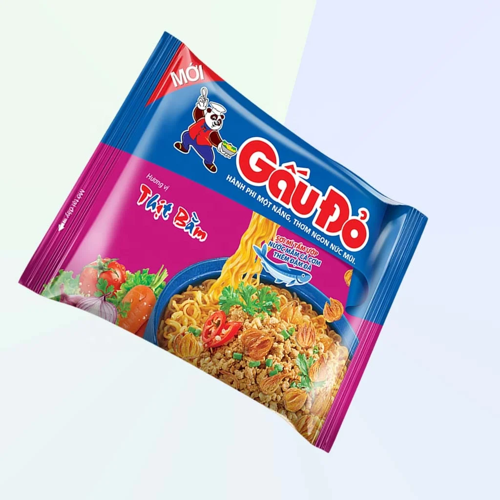 Tasty foods of Vetnam for all days with Vietnamese Instant Noodles with Vegetables and Mushrooms 65gram/package Super Cheap Supe