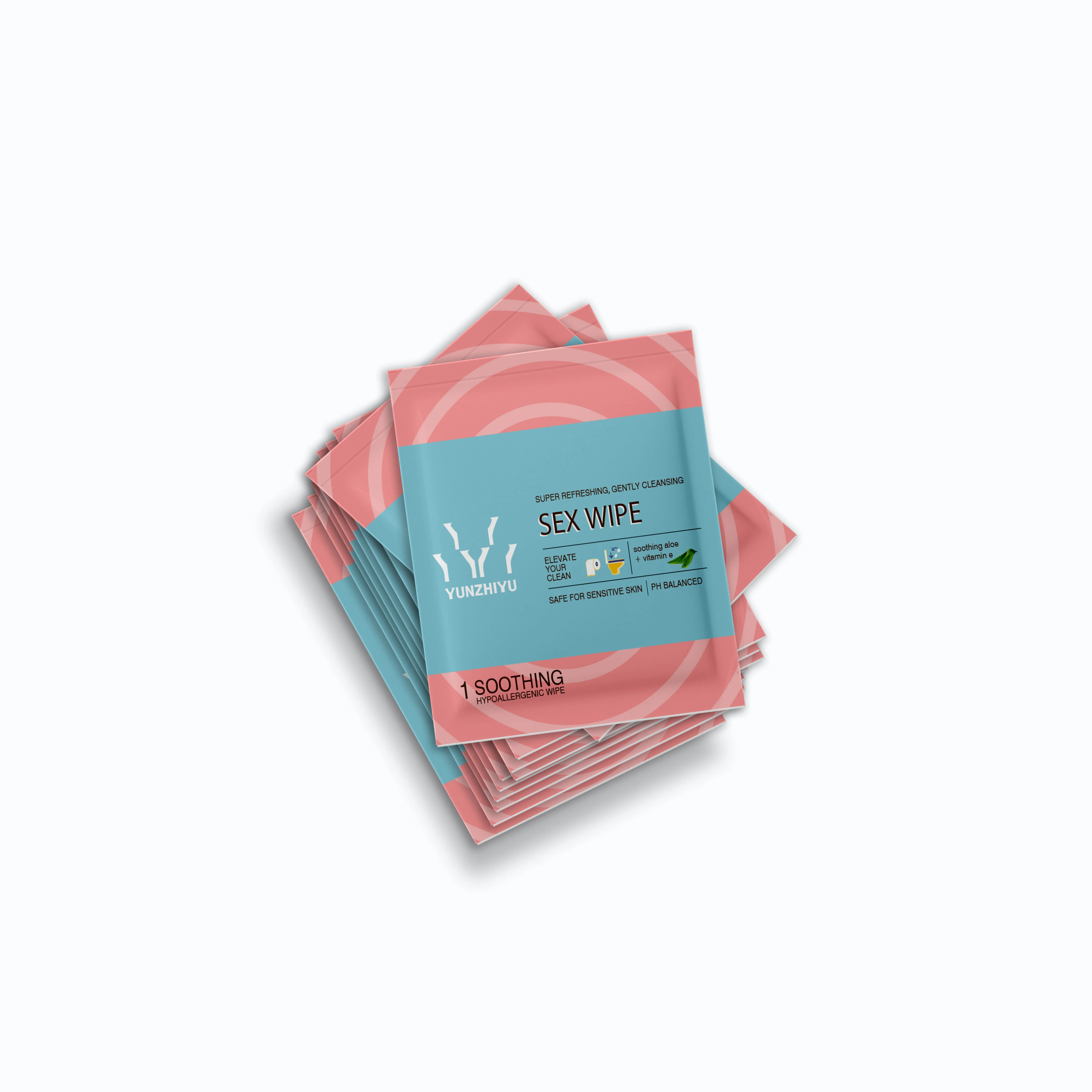 OEM Hygiene Products Individually Wrapped Cleansing Intimate Feminine Wipes
