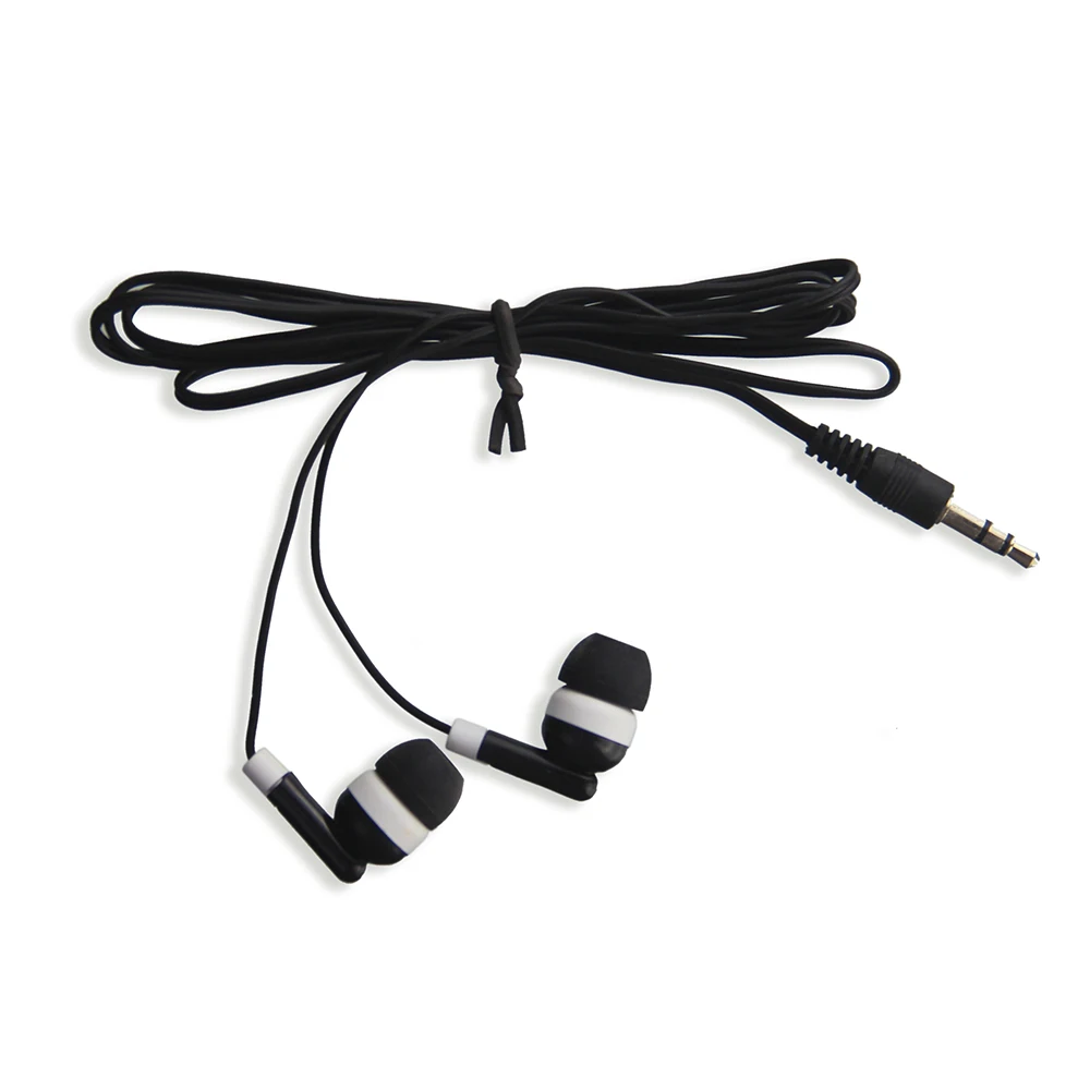 Low Price Disposable In-ear Earbuds Disposable Travel Tourism Gifts Promotion Wired in-Ear Ecouteurs