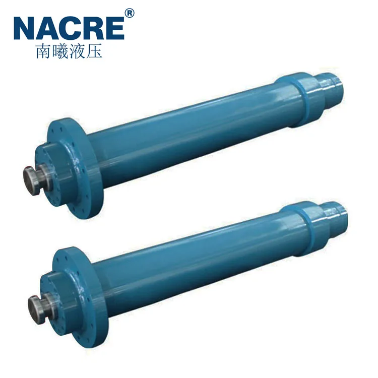 China 8 Ton 50 Ton 100 Ton Hyva Tipping Single Acting Hydraulic Cylinder For Hydraulic Press / Truck / Crane