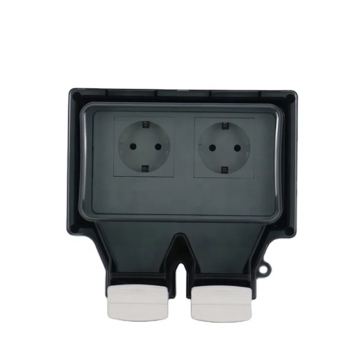 ip66 16a waterproof socket outdoor waterproof socket box