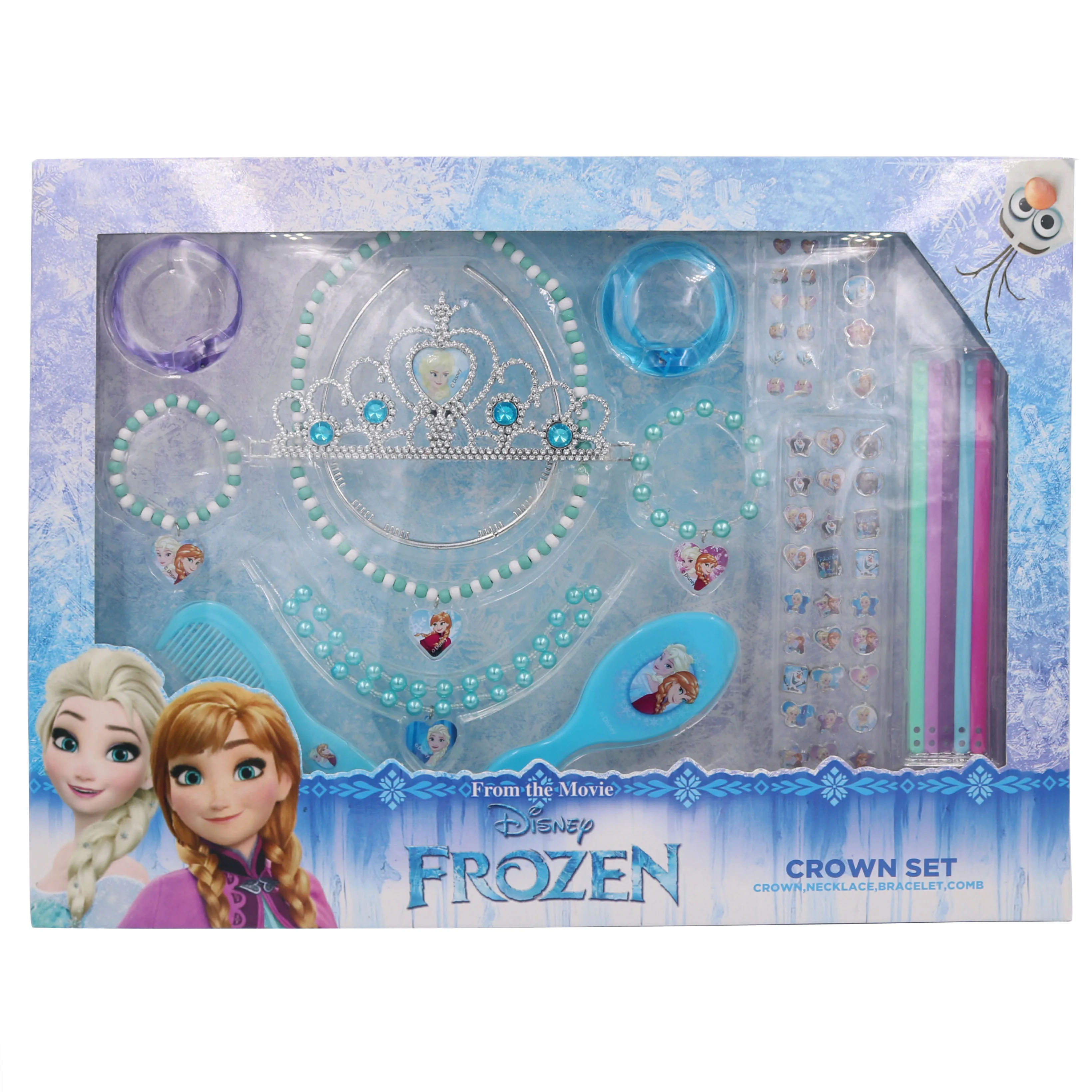 
Kids Frozen Hair Brush hair accessories box set 
