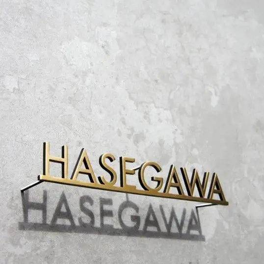 Wall Home Gold Letter Sign Metal Outdoor Silver Hotel Door Room House Sign Number