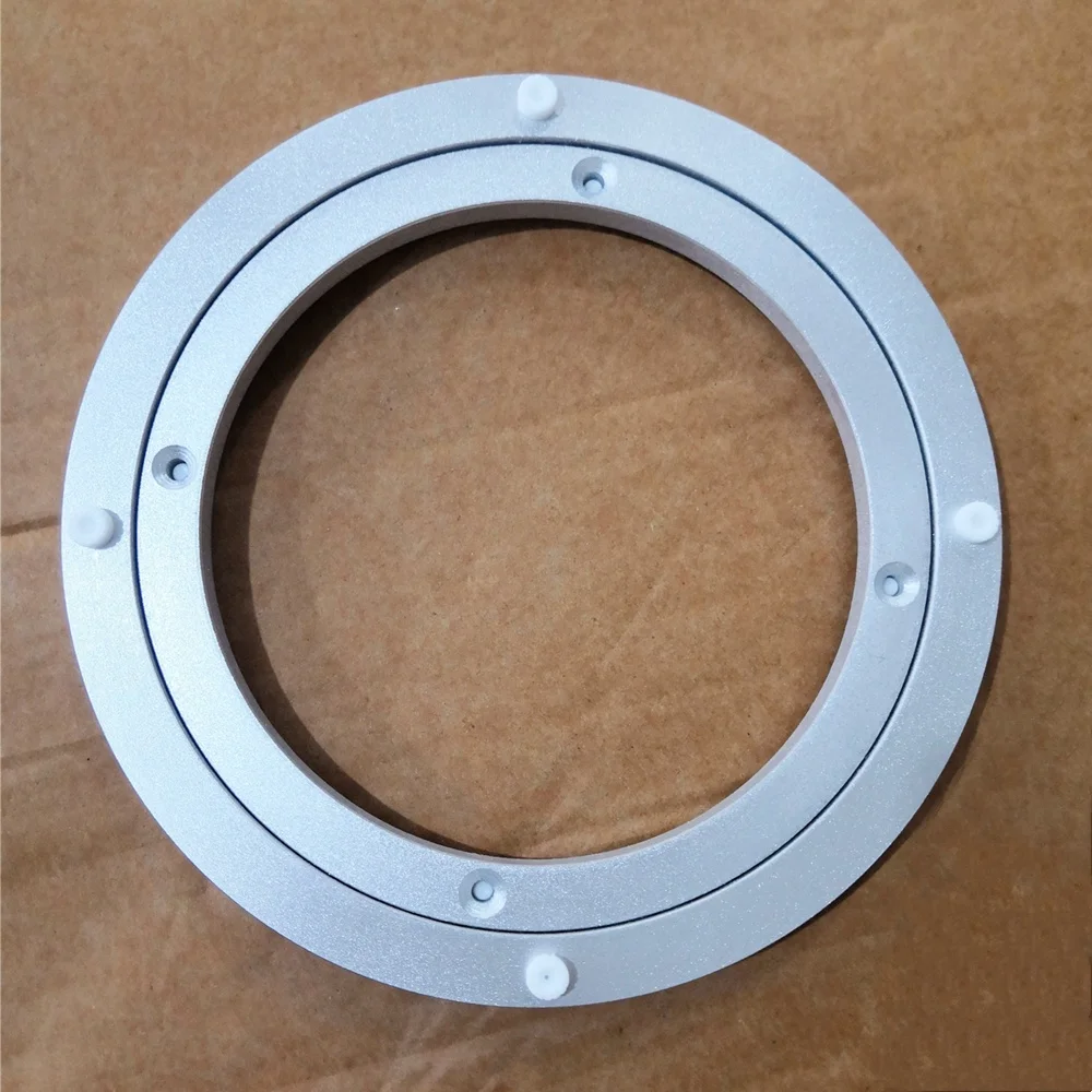 250 mm 10 inch Ball Bearing Swivel Plate Aluminum Lazy Susan Turntable Furniture Hardware Rotating Mechanism Revolving Ring