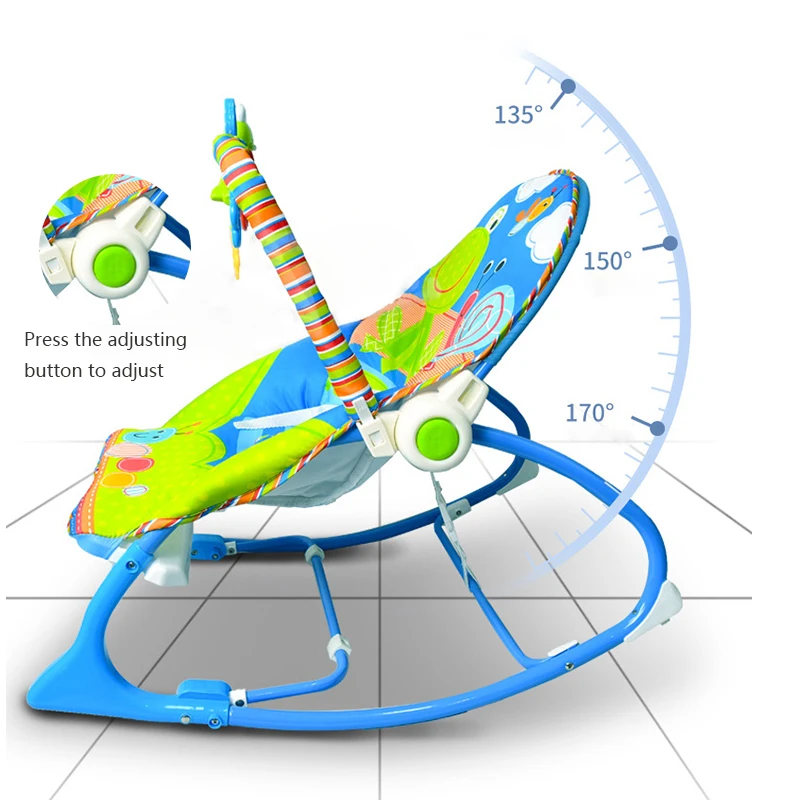 Electric Musical Baby Rocker Chair with Toy Funny Infant Vibration Swing Baby Bouncer Rocking Chair With Music