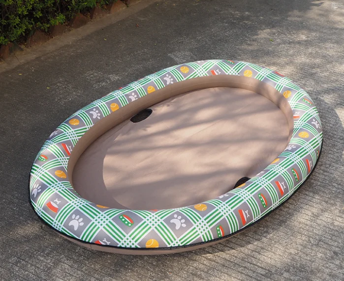 
Dog Pool Float Pet Water Toy Pool Float Swimming Pool Floating Row Bed Inflatable Beach Toy For Pet 