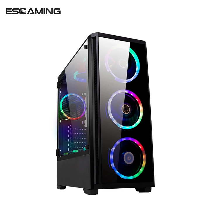 Модный дизайн для геймерского компьютера atx rgb чехол игрового ПК 2020