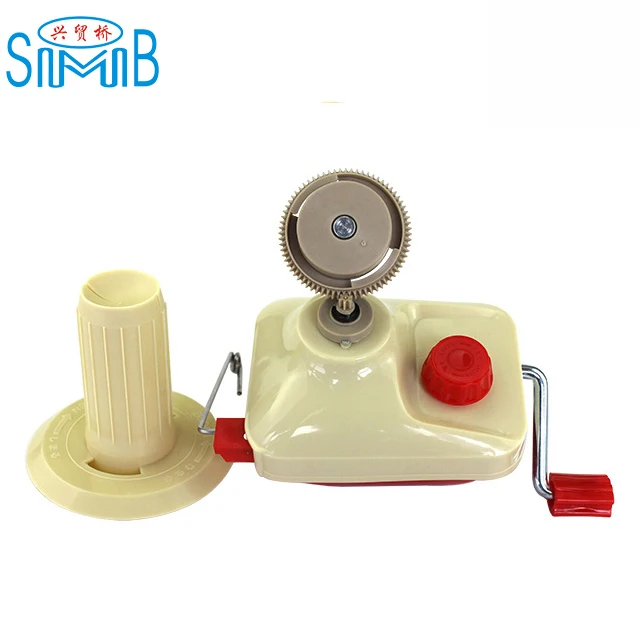 China factory direct sale Home Used Small Household Hand Shake Wool Winder hand operated manual plastic yarn ball floss winder