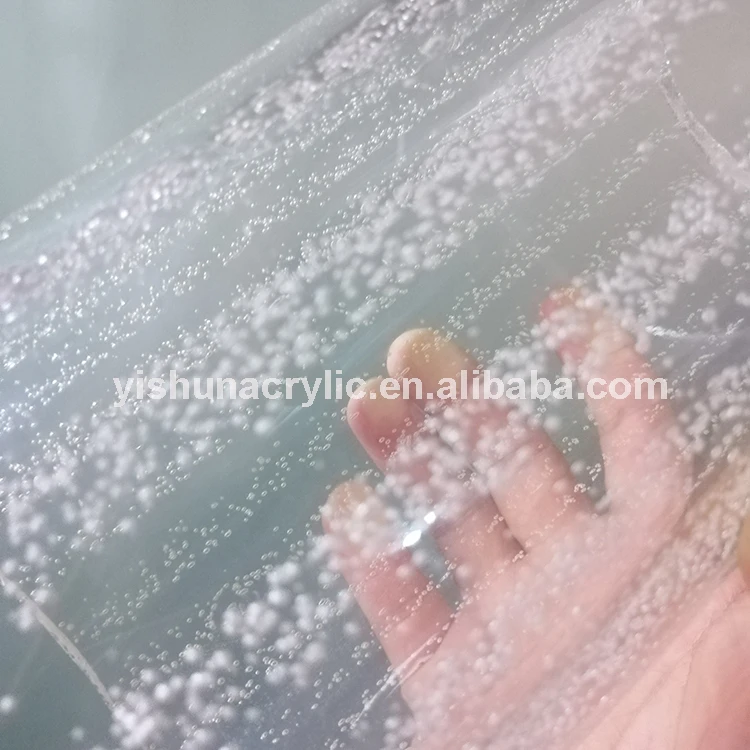 Guangzhou factory custom clear bubble pmma plastic acrylic tube /pipe