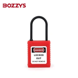 BOZZYS non-conductive Nylon safety lockout padlocks with master key for industrial environments conductive areas