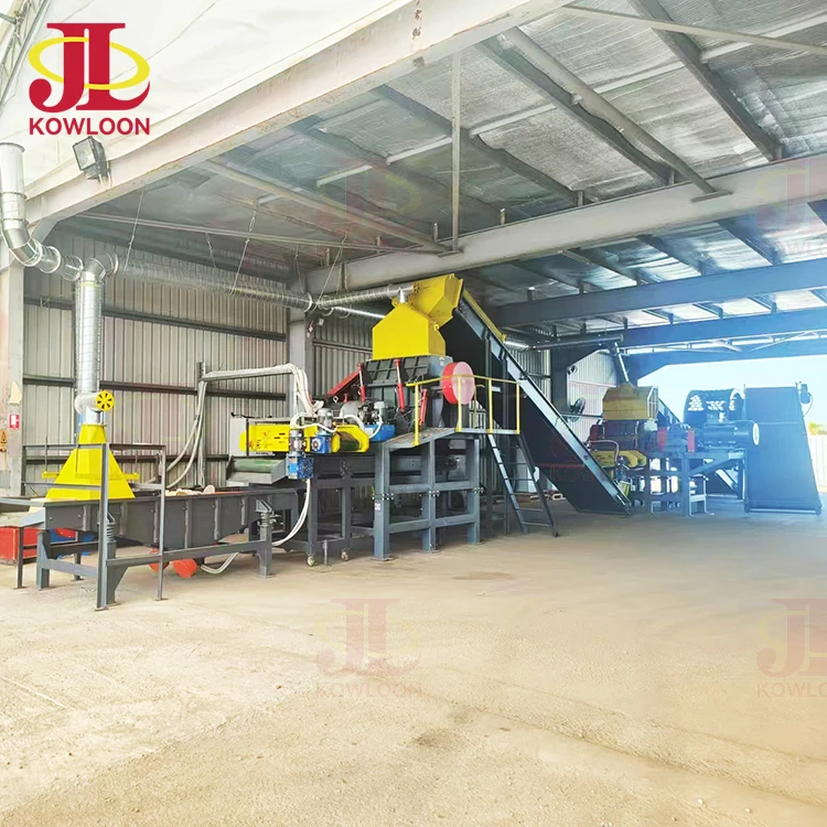 Waste Tyres Recycling Machine Plant Used Tire Recycling Line System