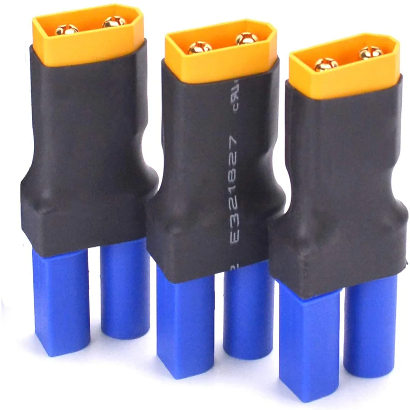 
Wireless EC5 Male Plug to XT60 Female Conversion Connector Adapter for RC Lipo Battery Charger Electrical Toys 