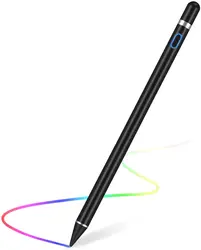 Factory wholesale digital aluminum metal capacitive touch active stylus, suitable for Pro Tablet PC Android
