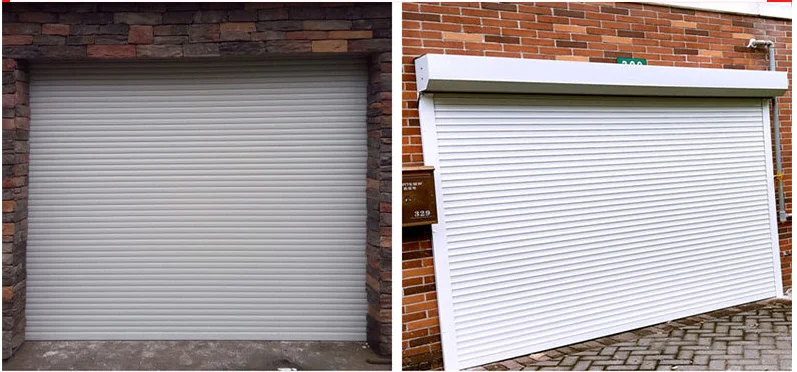 Aluminum alloy rolling shutter door Electric rolling shutter wind-resistant shopping mall basement factory exclusively