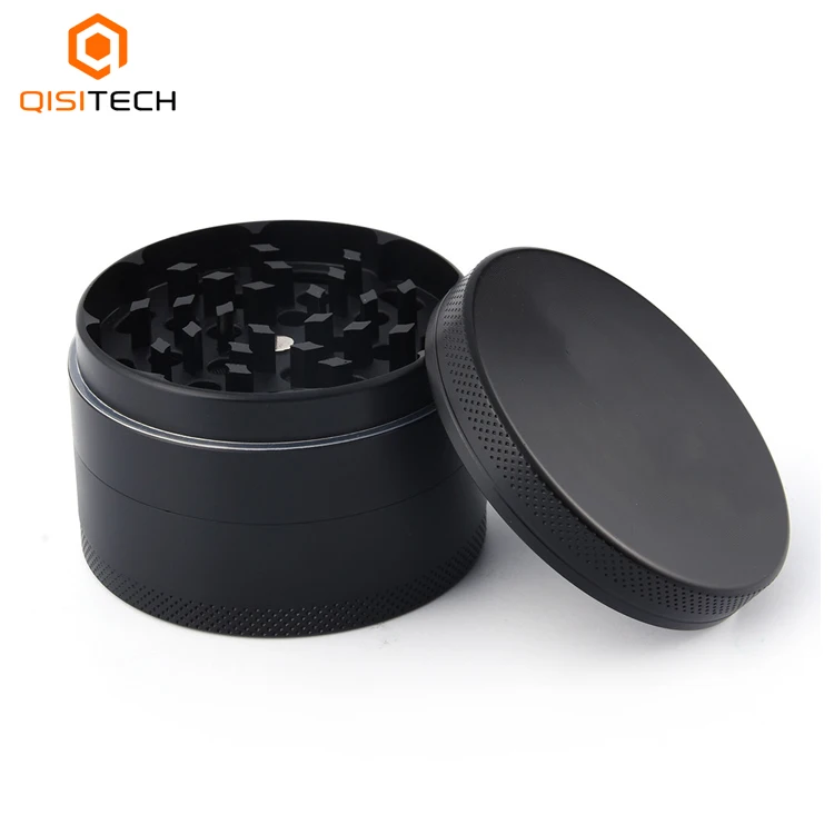 
Qisitech new Factory price 47mm Four-layer Metal Grinder Stainless Steel Grinder 