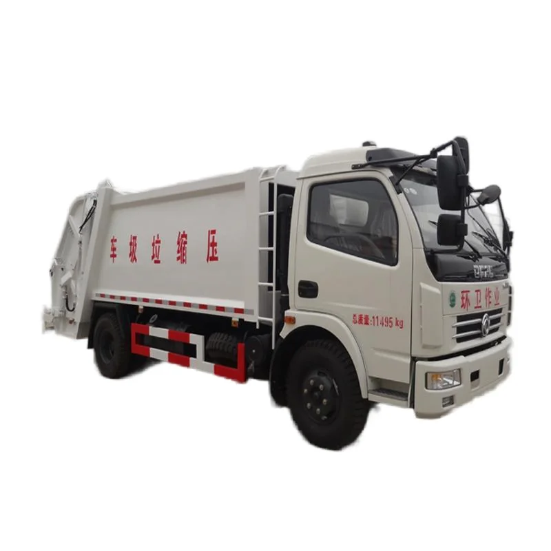 Dongfeng 4 * 2 rear loader compressed garbage collection truck DONGFENG QEN5090ZYSE reuse compressor garbage truck