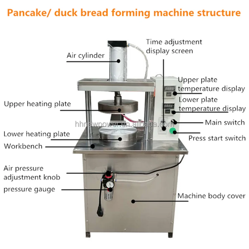Commercial Factory Roti Making Machine for Home Use Cooker Automatic Roti Maker pancake machine street food