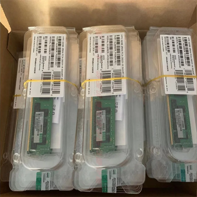 Новая мемориальная оперативная память для HPE 16GB (1x16GB) одного ранга x4 DDR4-2933 CAS-21-21-21 ddr4 P19041-B21 памяти