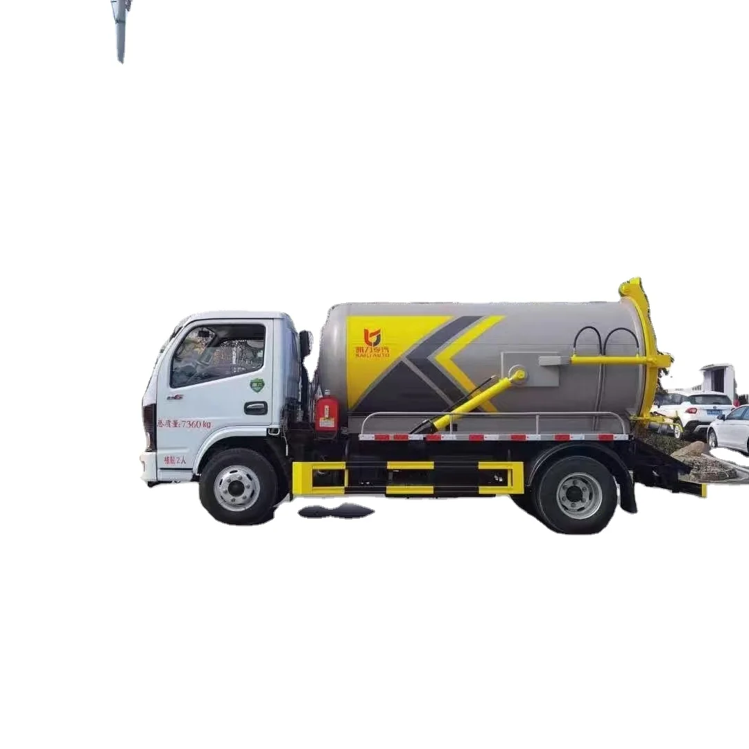 Совершенно новый китайский бренд Dongfeng шасси 4x2 8 кубических метров канализационная Кала грузовик с присоской совершенно