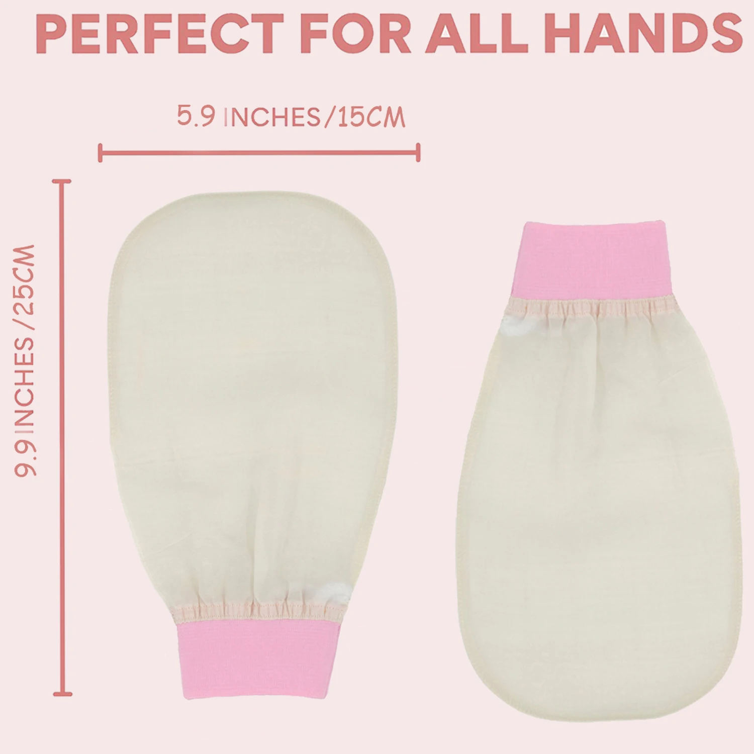 Hammam Exfoliating Glove Turkish Silk Kese Peeling Bath Glove for Body