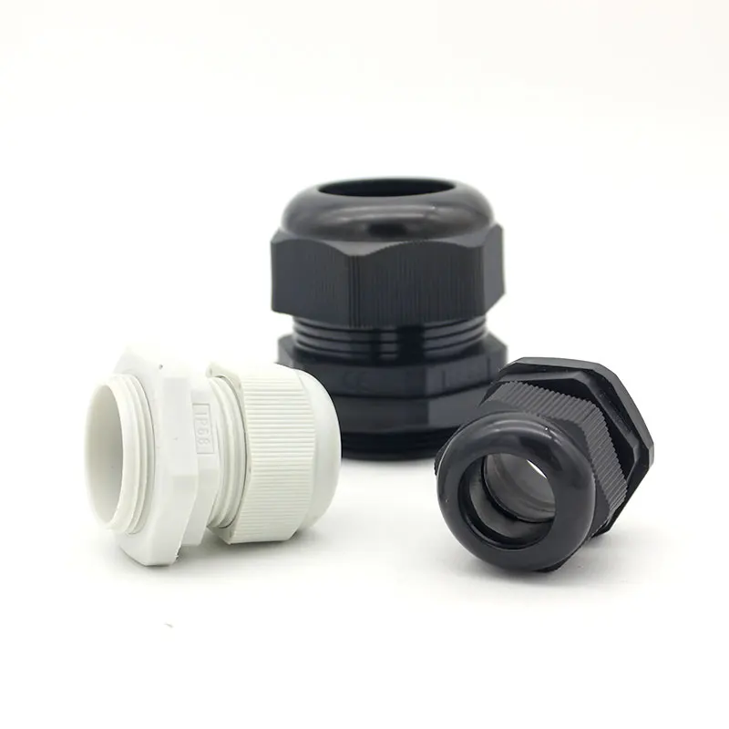 Electrical M8*1.5 nylon(plastic insert ) cable gland waterproof IP68 for junction box