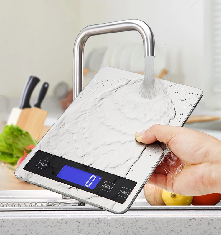 Custom logo Digital Electronic Food Scales batteries or usb charging 5Kg 10Kg 15Kg Grams Ounces  Multifunction Kitchen Scale