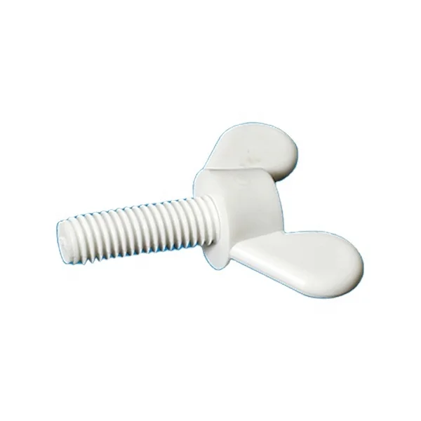 Plastic Wing Screw Butterfly Screw Wing Screw Knurled Butterfly Nylon PA66+30%GF M5*0.8P-15L 1000pcs CN;JIN Heying Metric 94-V2