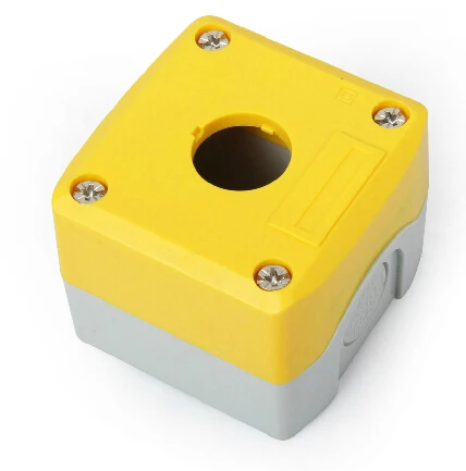 SAIPWELL Manufacturer Single-Phase 230VAC Single Way Emergency Stop Mushroom Head Electrical Switch Box