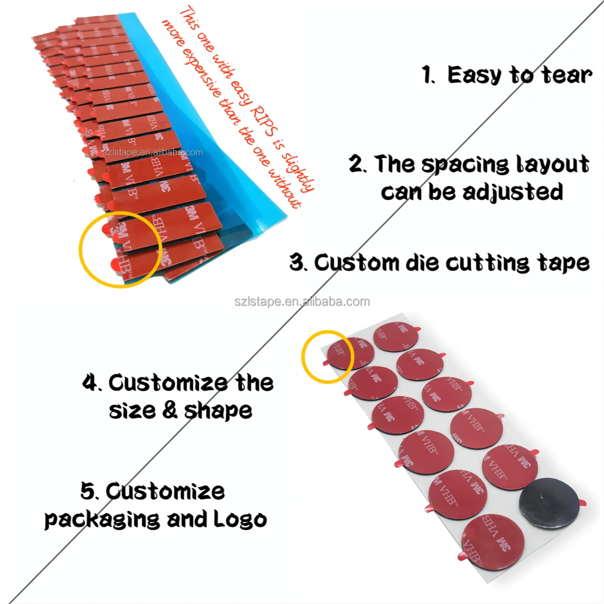 Die Cut Double Sided 3M Foam Tape