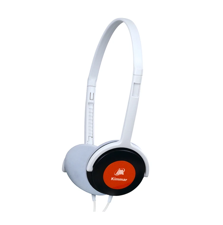 Discount 30mm speaker wired on-ear headsets for aviation/conference/education use,with color/logo/package customised