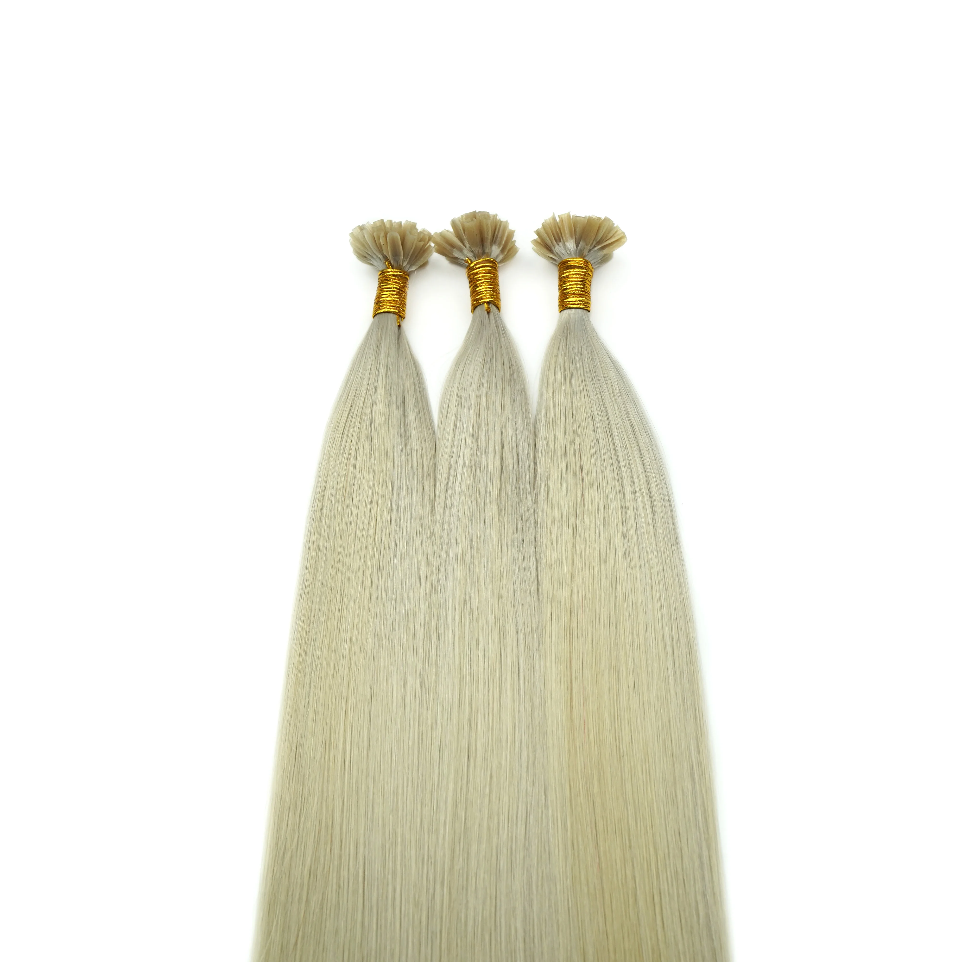 Wholesale Double Drawn Italian Keratin Prebonded U Tip Hair Extensions Virgin Human Hair